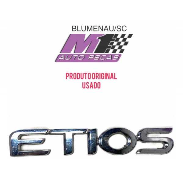 Emblema Letreiro Tampa Traseira Toyota Etios 2019
