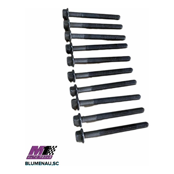 Jogo De Parafusos Cabeçote Fiat 1.0 8v Evo Mobi Uno Palio