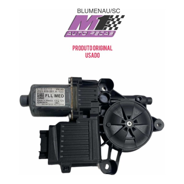 Motor Máquina Vidro Dianteiro Esquerdo Vw Polo Virtus