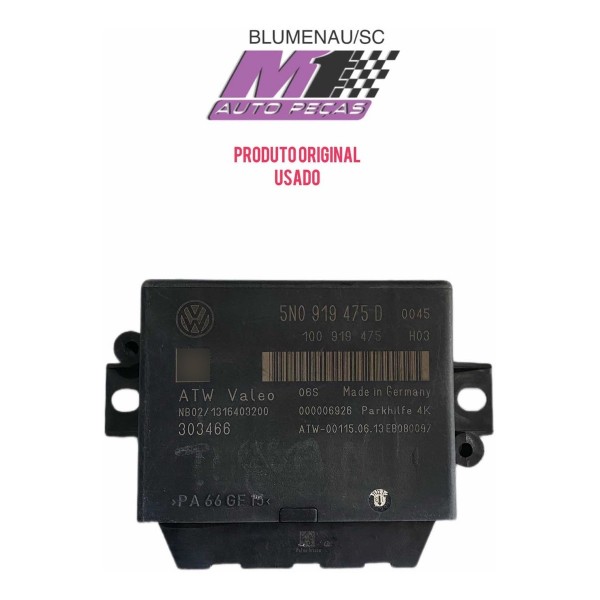 Módulo Estacionamento Volkswagen Tiguan 2014 N° 5n0919475d