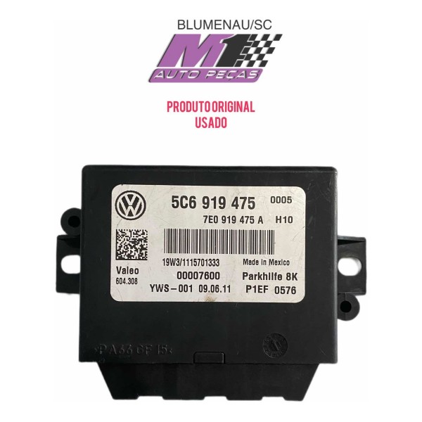 Modulo Sensor Estacionamento Vw Jetta 2010 N° 5c6919475