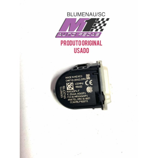 Sensor De Pressão Pneu Onix Prisma Cruza S10 Colbat 18 A 22.